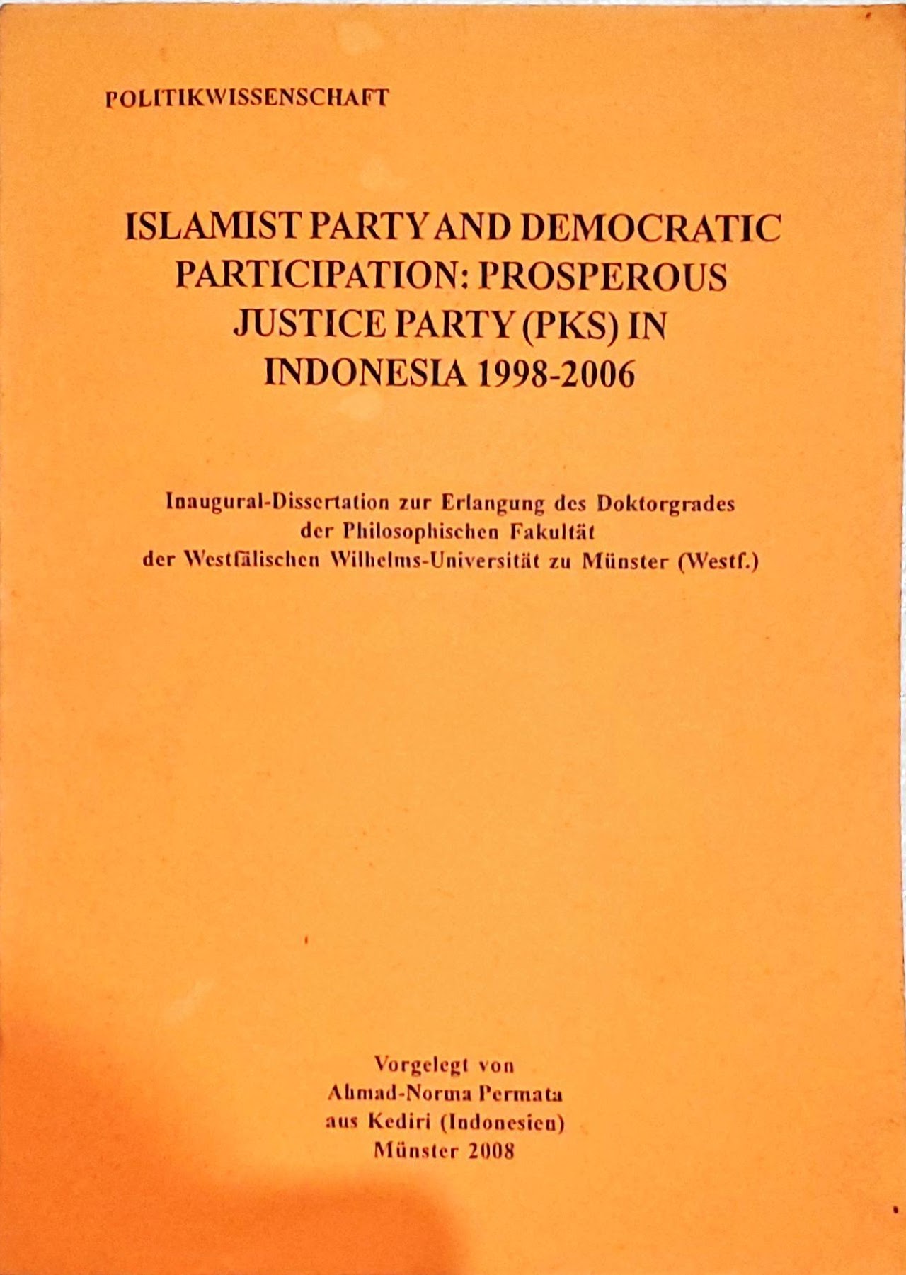 Islamist Party and Democratic Participation
