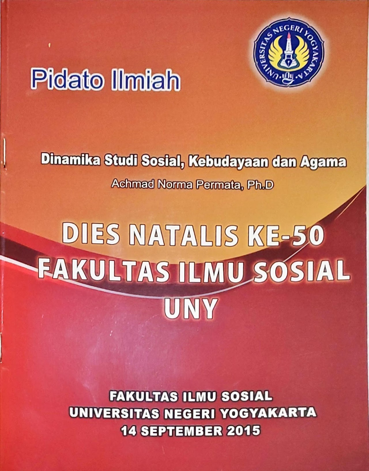 Pidato Ilmiah: Ilmu Sosial Integratif Ibnu Sina